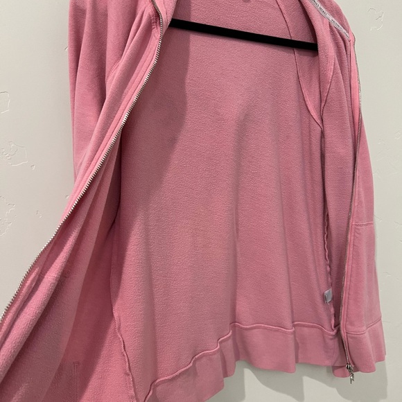 Victoria’s Secret Zip Up Hoodie - Love VS Pink Zip Up Lightweight Jacket sz LG - Picture 8 of 9
